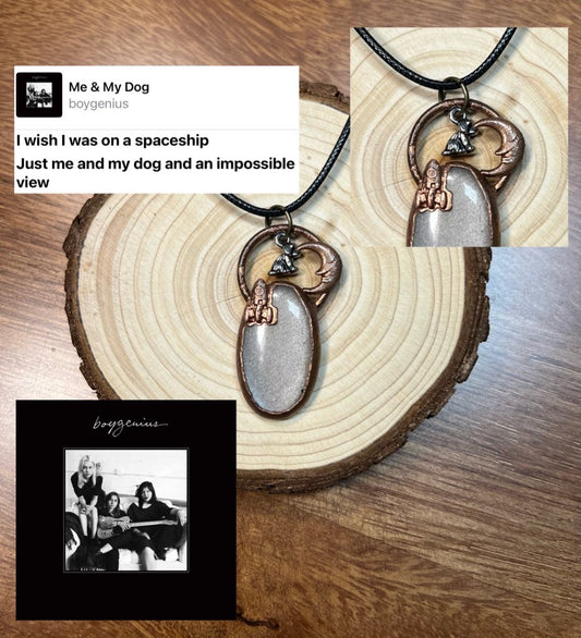 me & my dog pendant