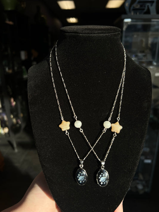 matching necklaces