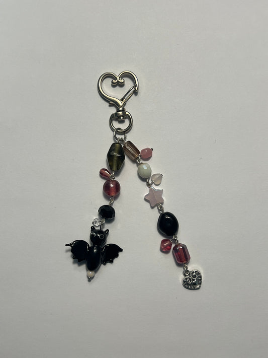 draculaura keychain with bat